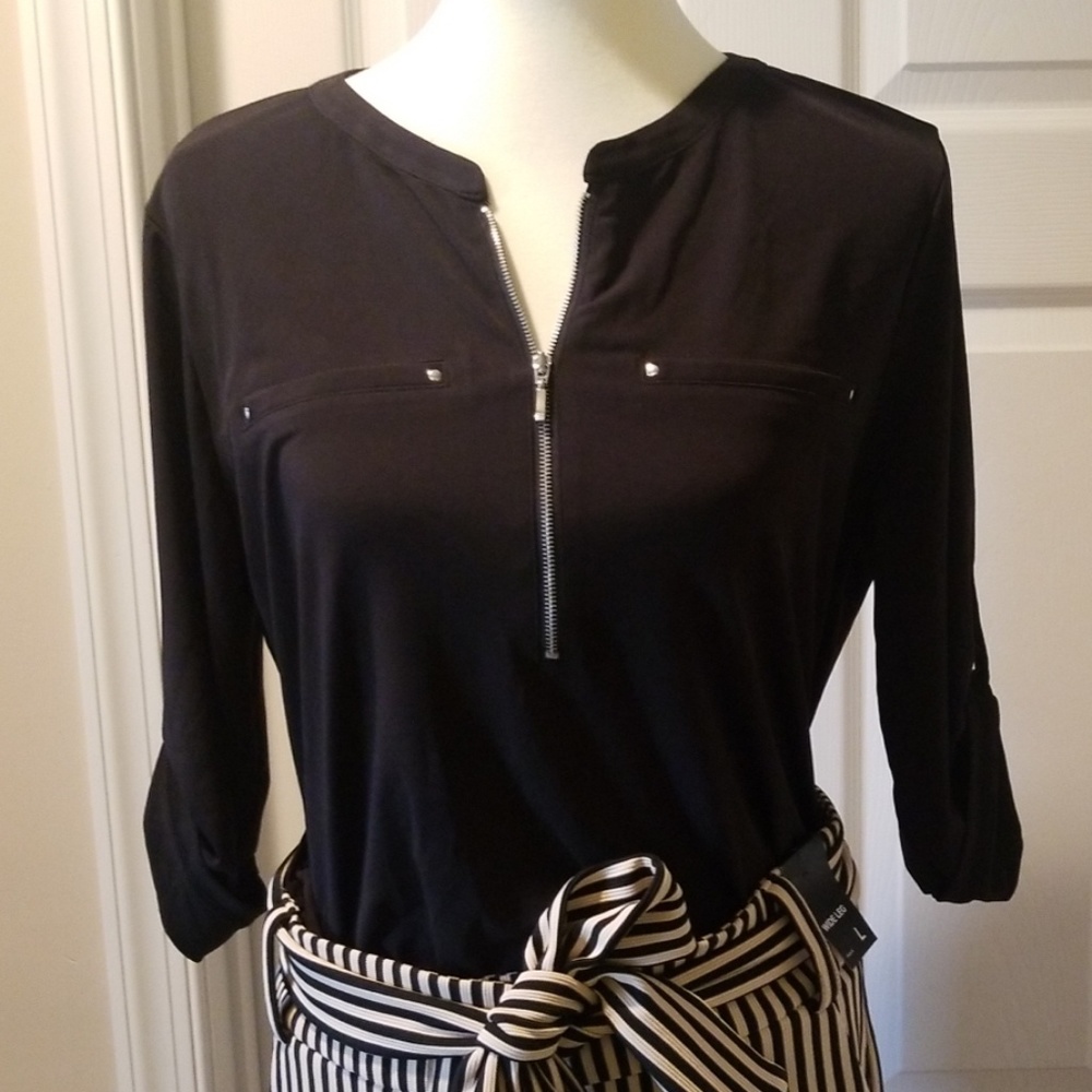 Black dress top